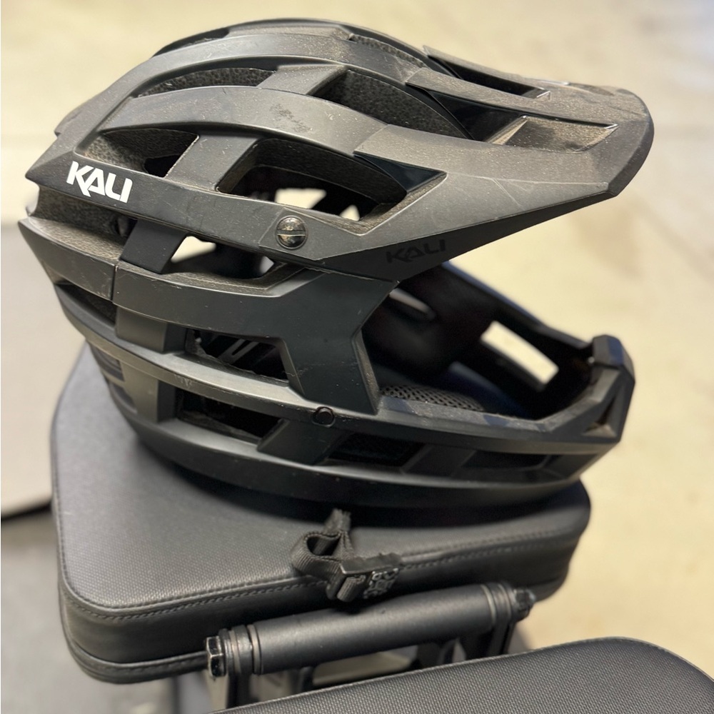 Kali Matte Black mountain bike helmet